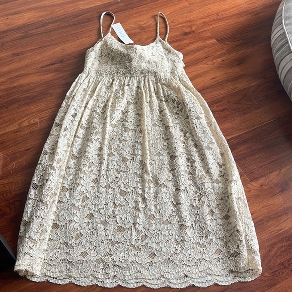 Diane Von Furstenberg Date Night Lace Mini Dress Size 6 - Picture 5 of 6